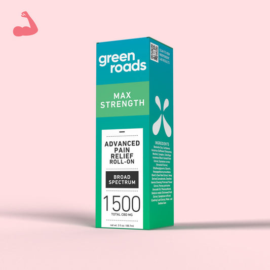 Green Roadds advanced Pain Relief Roll-On - 1500mg (3oz)